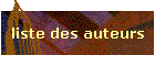 liste des auteurs